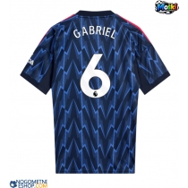 Moški Nogometni dresi Arsenal Gabriel Magalhaes #6 Gostujoči 2025-26 Kratek Rokav